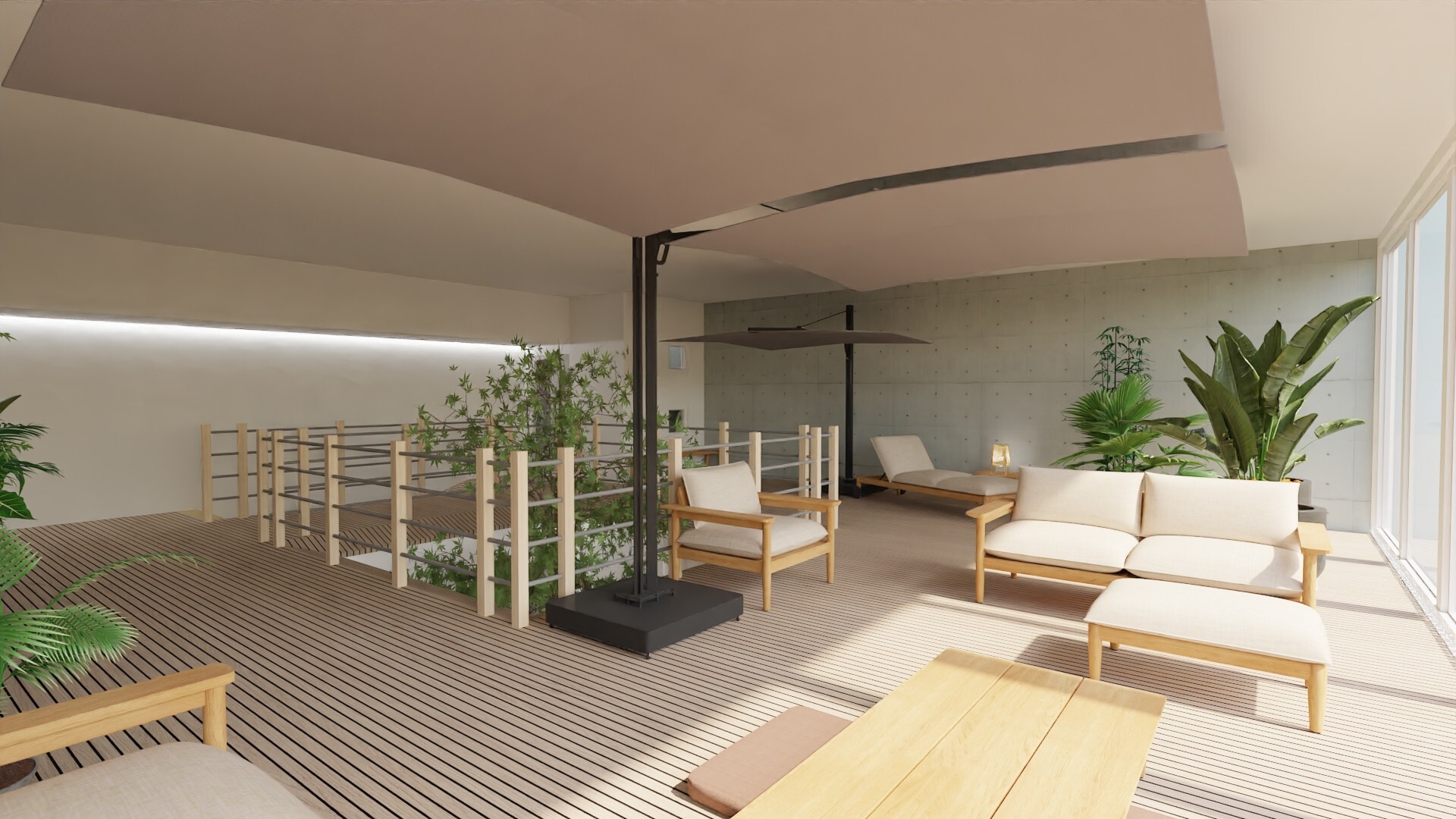 Okujō / 屋上 view #3